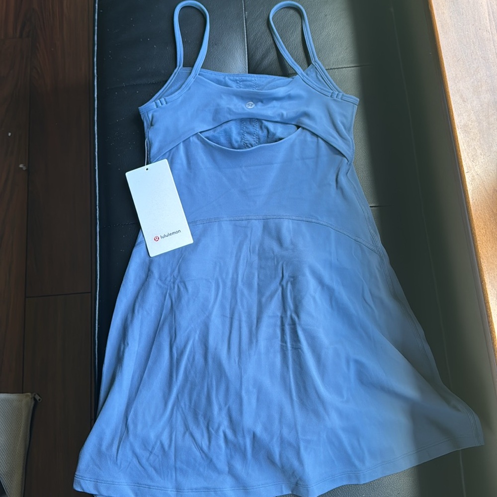 Lululemon Athletica Blue Cami Strap Dress - Picture 2 of 5